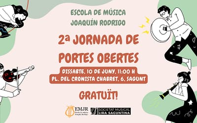 2ª JORNADA DE PORTES OBERTES | EMJR | Escola de Música ‘Joaquín Rodrigo’